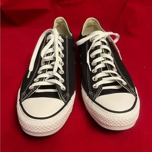 Converse Black and White Low-Top Sneakers